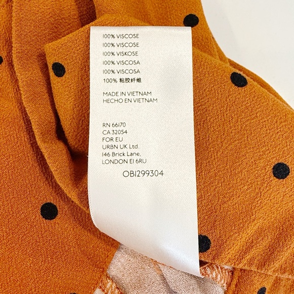 Free People Jamboree Wide Leg Polka Dot Jumpsuit Sz XS - Picture 8 of 16